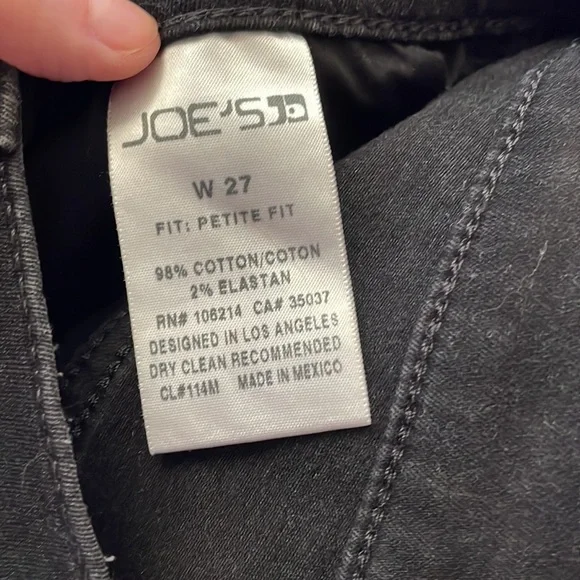 Joe’s Jeans - Black Skinny Jeans - Picture 2 of 3